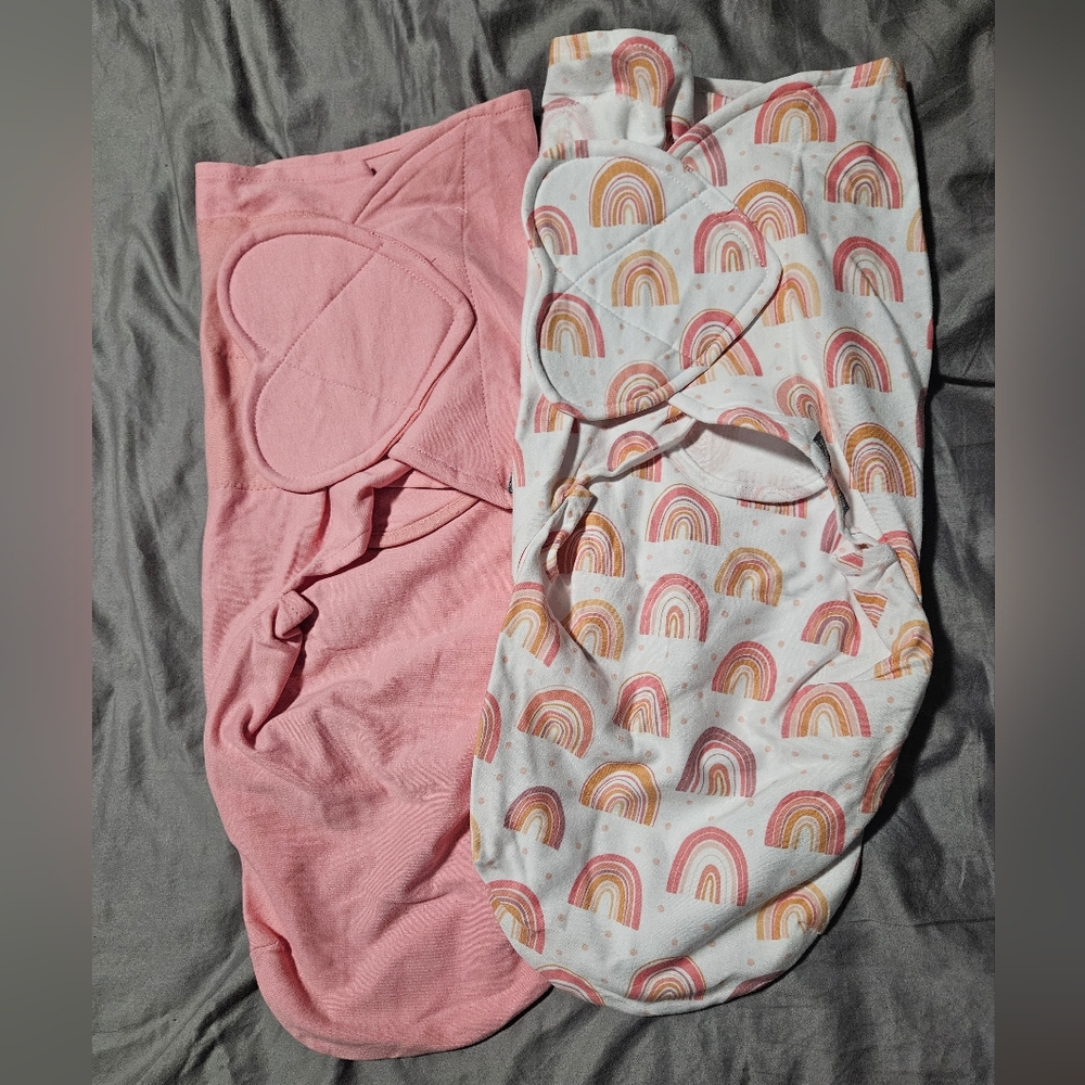 🎁🎁3/20🎁🎁SwaddleMe Rainbow and Pink Baby SwaddleMe